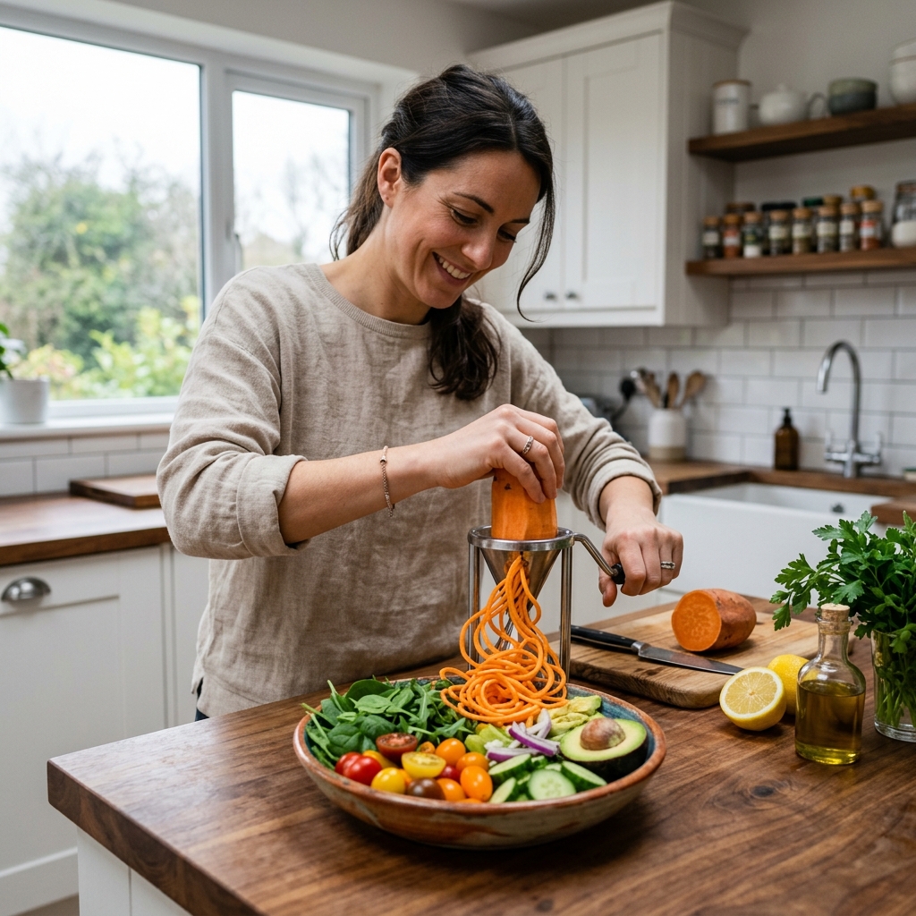 Best spiralizers UK 2024: Top veggie spiralizers for healthy cooking.