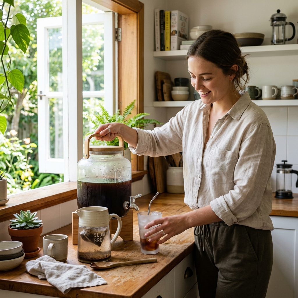 Cold brew coffee in a jar, homemade guide 2024 ☕️
