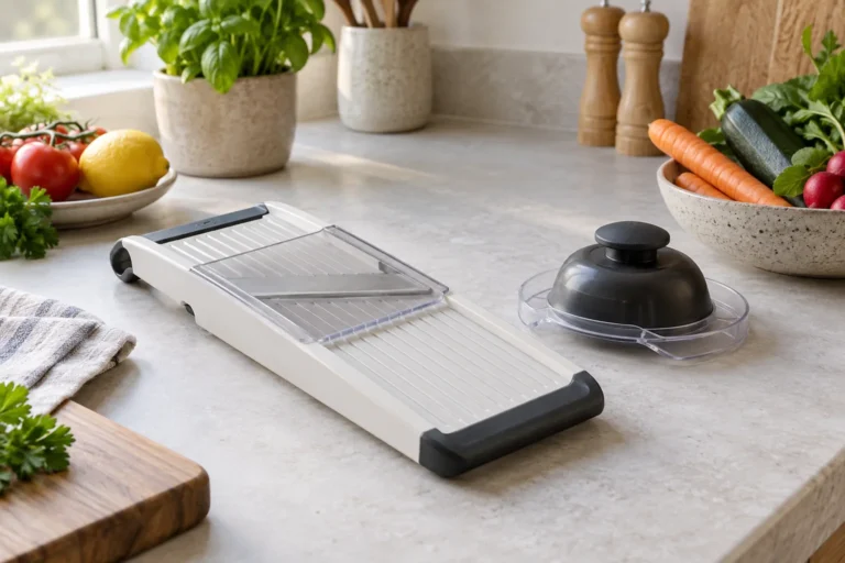 Mandoline Slicers: Thickness Settings, Holders and Storage Compared